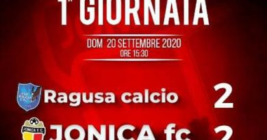 Ragusa – FC Jonica 2-2. Tanta amarezza, doppio vantaggio sprecato dagli jonici Ragusa – FC Jonica 2-2. Tanta amarezza, doppio vantaggio sprecato dagli jonici