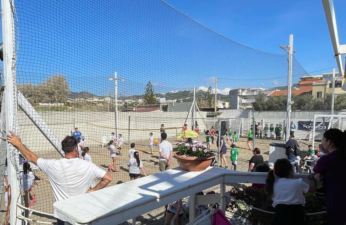 Kit Linee Campo Beach Volley 16x8m - Delimitatori Ufficiali 5cm, Blu - Foto 7